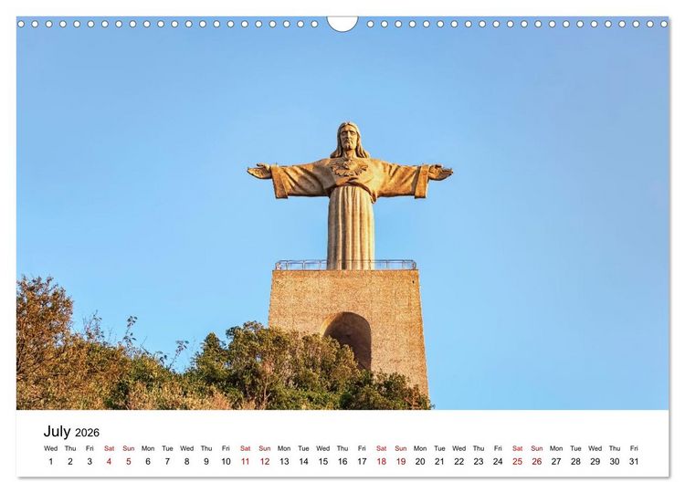 Produktbild: Wonderful Portugal (Wall Calendar 2026 DIN A3 landscape), CALVENDO 12 Month Wall Calendar