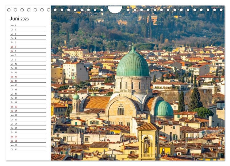 Produktbild: Florenz - Impressionen (Wandkalender 2026 DIN A4 quer), CALVENDO Monatskalender