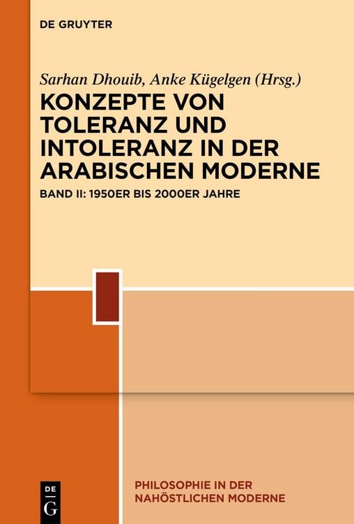 Produktbild: Konzepte von Toleranz und Intoleranz in der arabischen Moderne
