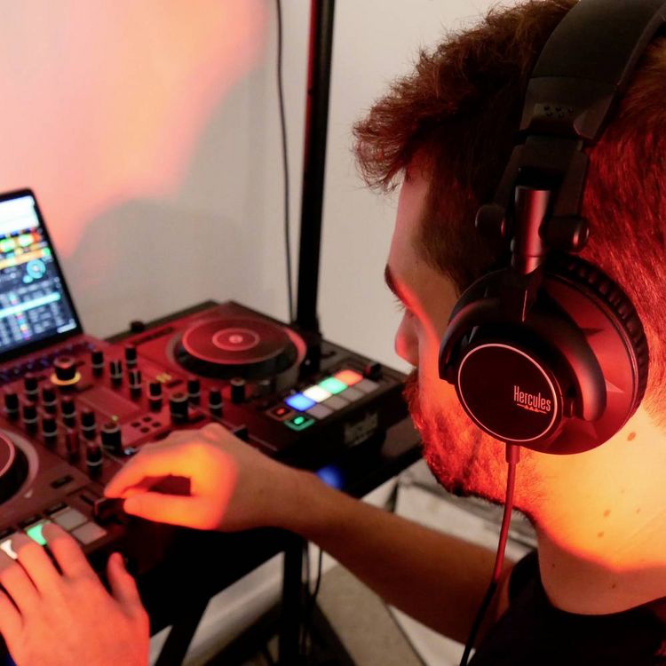 Produktbild: Hercules DGP DJ60 Over Ear Kopfh&ouml;rer kabelgebunden Schwarz Faltbar DJ
