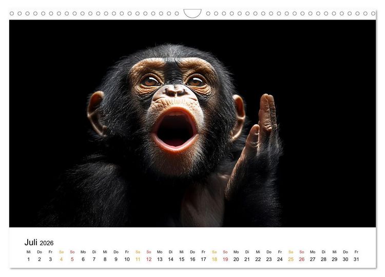 Produktbild: Magie der Tierwelt (Wandkalender 2026 DIN A3 quer), CALVENDO Monatskalender