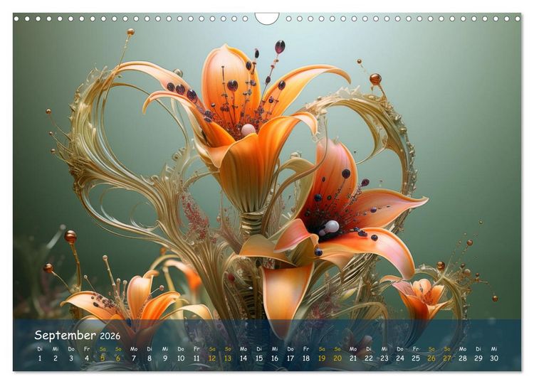 Produktbild: Exotische Pflanzen Close-up (Wandkalender 2026 DIN A3 quer), CALVENDO Monatskalender