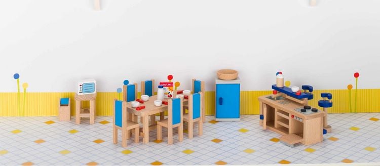 Bild vom Artikel Goki Puppenmöbel Küche für Puppenhaus vom Autor 