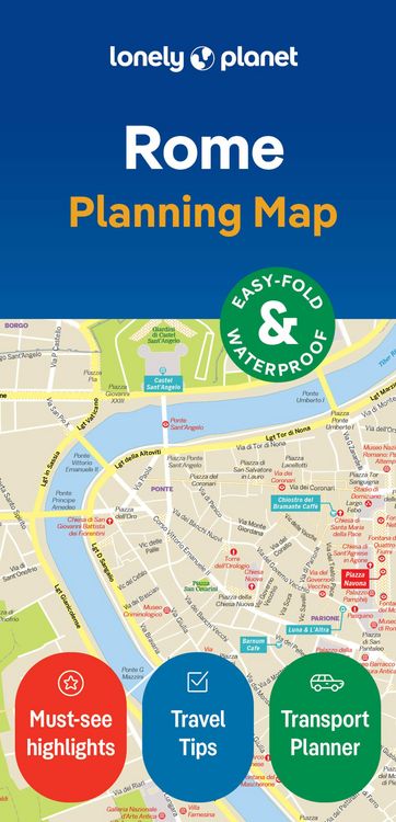 Produktbild: Lonely Planet Rome City Map