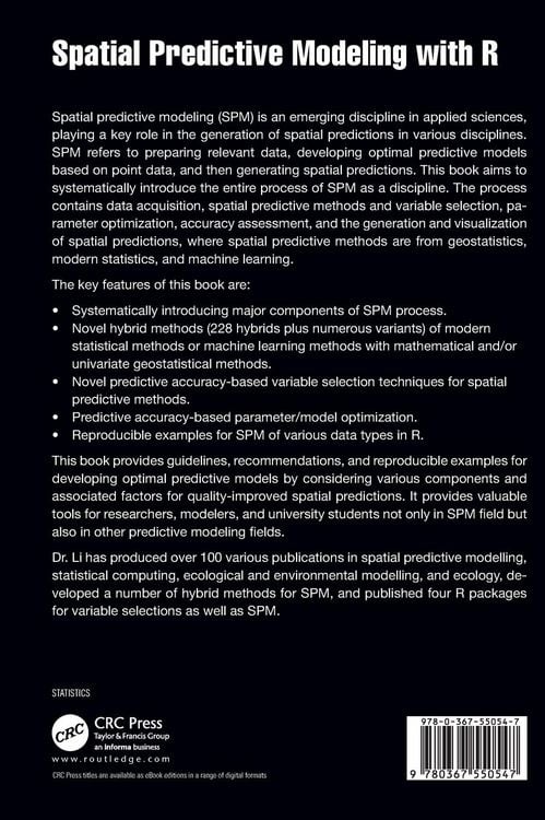 Produktbild: Spatial Predictive Modeling with R