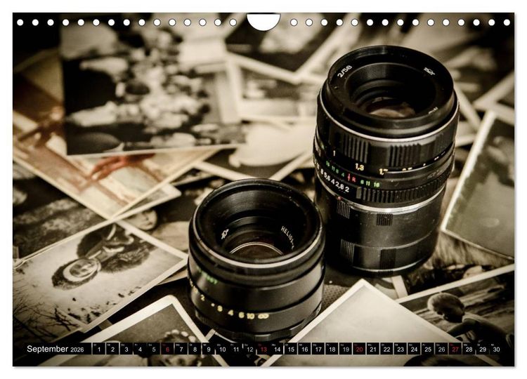 Produktbild: Historische Fotoapparate (Wandkalender 2026 DIN A4 quer), CALVENDO Monatskalender