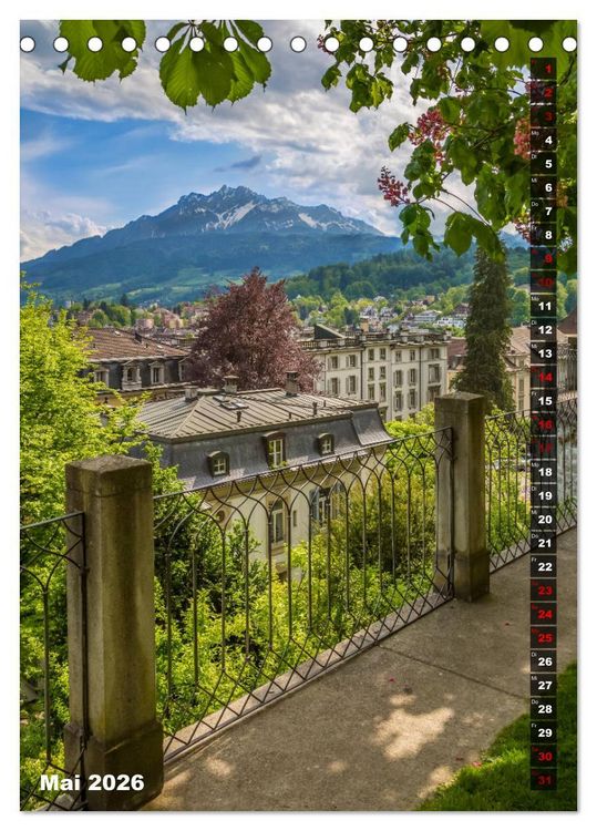 Produktbild: Willkommen in Luzern (Tischkalender 2026 DIN A5 hoch), CALVENDO Monatskalender