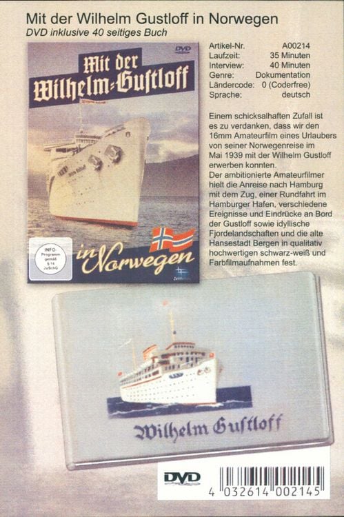 Produktbild: Mit der Wilhelm Gustloff in Norwegen (inkl. Buch)