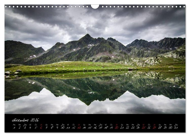 Produktbild: Miroirs des Pyr&eacute;n&eacute;es Catalanes (Calendrier mural 2026 DIN A3 vertical), CALVENDO calendrier mensuel