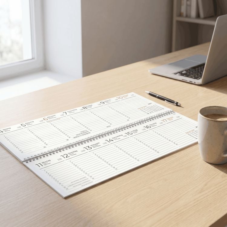 Produktbild: Tischkalender Classic black 2027