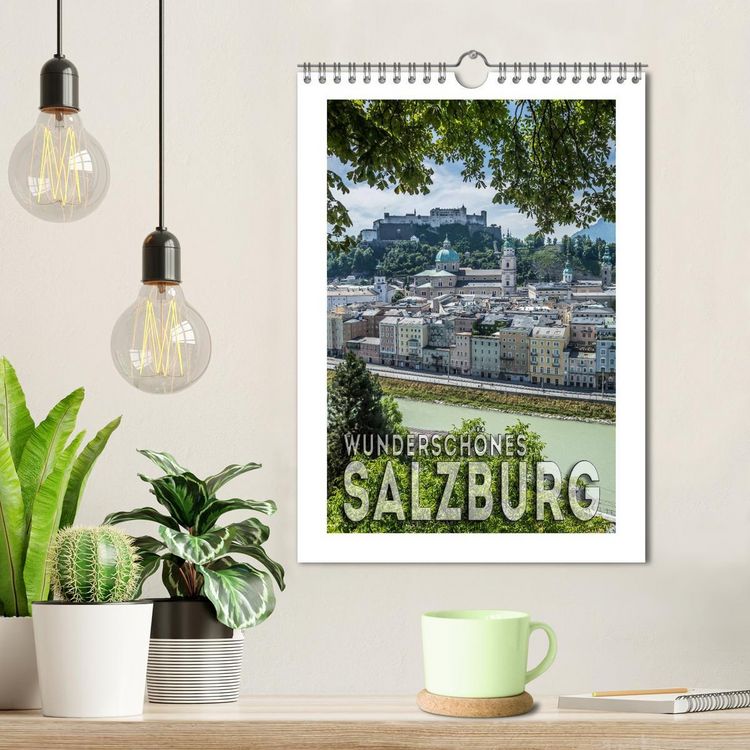 Produktbild: Wundersch&ouml;nes SALZBURG (Wandkalender 2026 DIN A4 hoch), CALVENDO Monatskalender
