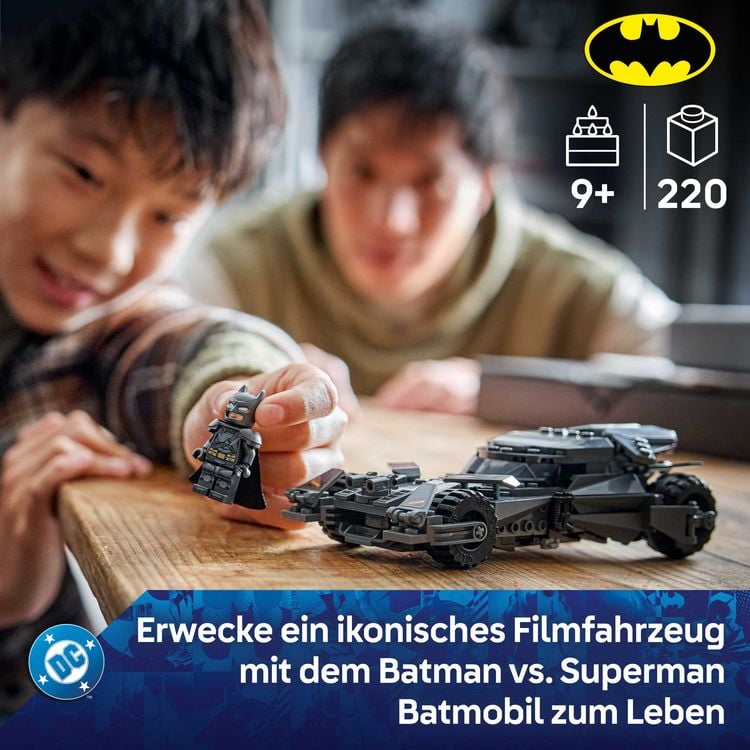Produktbild: LEGO DC Batman vs. Superman: Batmobil Spielzeug Kinder Modellbau 76331
