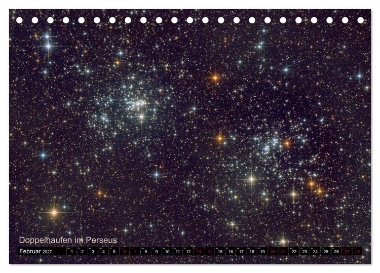 Produktbild: Deep Sky Kalender (Tischkalender 2027 DIN A5 quer), CALVENDO Monatskalender