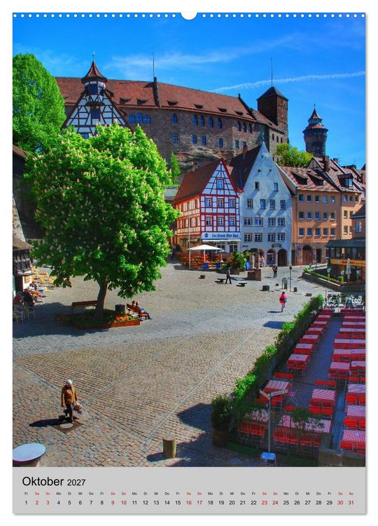 Produktbild: N&Uuml;RNBERG. Du bist so sch&ouml;n (hochwertiger Premium Wandkalender 2027 DIN A2 hoch), Kunstdruck in Hochglanz