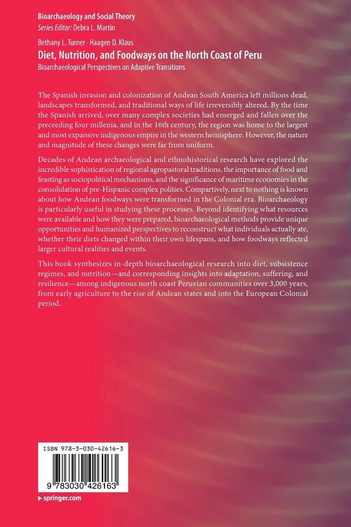 Produktbild: Diet, Nutrition, and Foodways on the North Coast of Peru