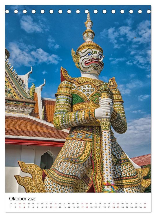 Produktbild: Faszination Thailand (Tischkalender 2026 DIN A5 hoch), CALVENDO Monatskalender