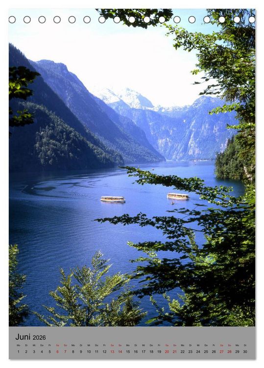 Produktbild: Wundersch&ouml;nes Berchtesgadener Land (Tischkalender 2026 DIN A5 hoch), CALVENDO Monatskalender