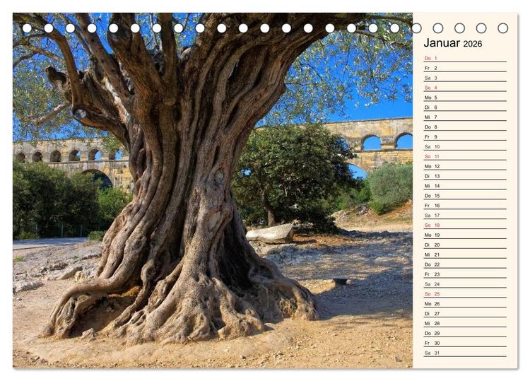 Produktbild: Verzaubernde Provence (Tischkalender 2026 DIN A5 quer), CALVENDO Monatskalender