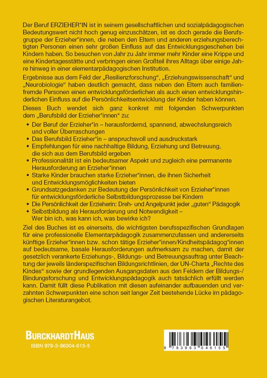 Produktbild: Berufsbild Erzieher*in