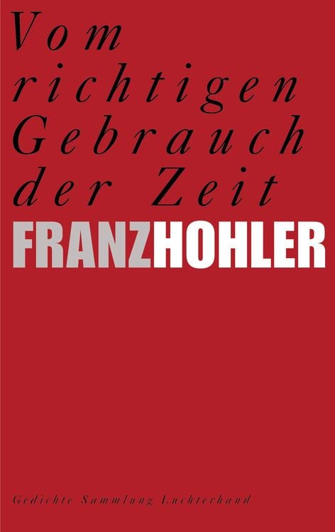 Bild vom Artikel Vom richtigen Gebrauch der Zeit vom Autor Franz Hohler