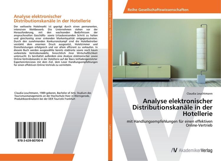 Produktbild: Analyse elektronischer Distributionskan&auml;le in der Hotellerie