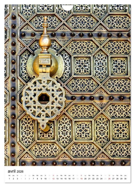Produktbild: Portes du Maroc (Calendrier mural 2026 DIN A4 horizontal), CALVENDO calendrier mensuel