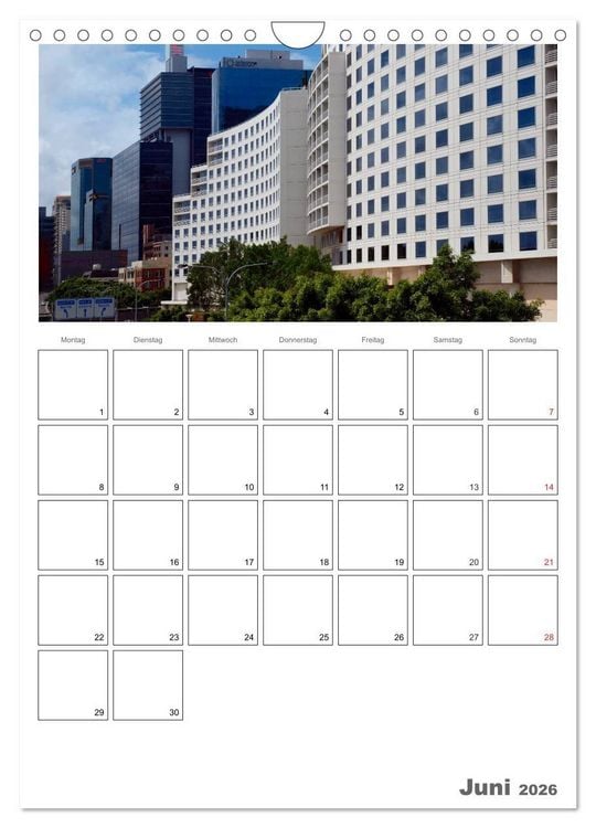 Produktbild: SYDNEY Terminplaner (Wandkalender 2026 DIN A4 hoch), CALVENDO Monatskalender