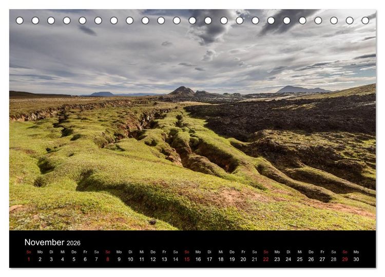 Produktbild: Faszination Island (Tischkalender 2026 DIN A5 quer), CALVENDO Monatskalender