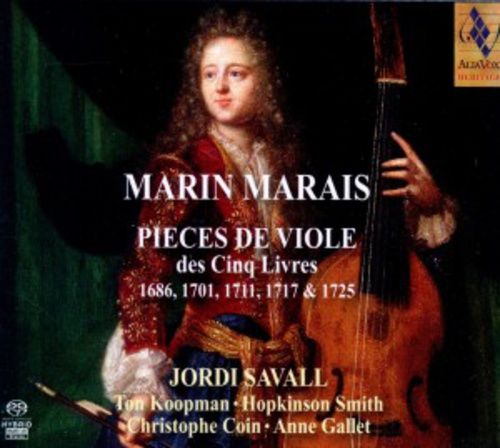 Produktbild: Savall/Smith/Koopman/Coin/Gallet: Pieces De Viole Des Cinq L