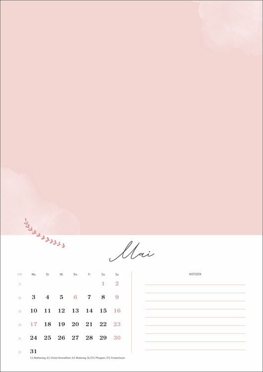 Produktbild: Kreativkalender Gl&uuml;cksmomente A4 2027