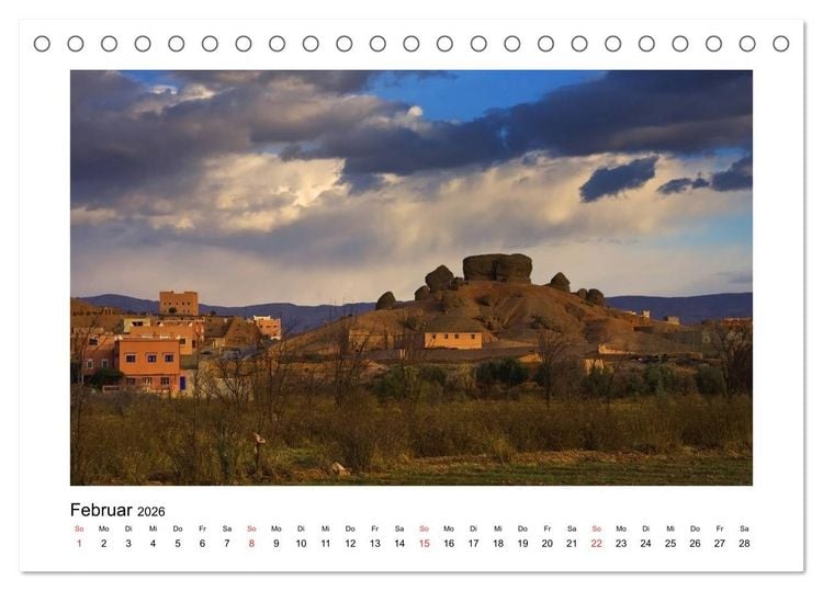 Produktbild: Marokko (Tischkalender 2026 DIN A5 quer), CALVENDO Monatskalender