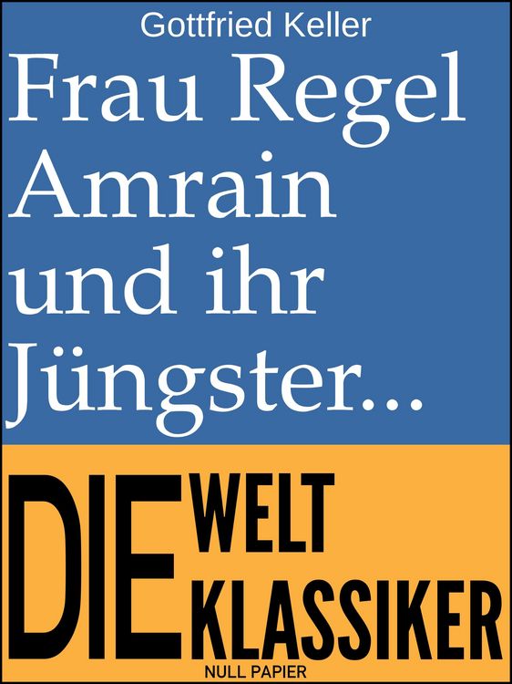 Produktbild: Frau Regel Amrain und ihr J&uuml;ngster