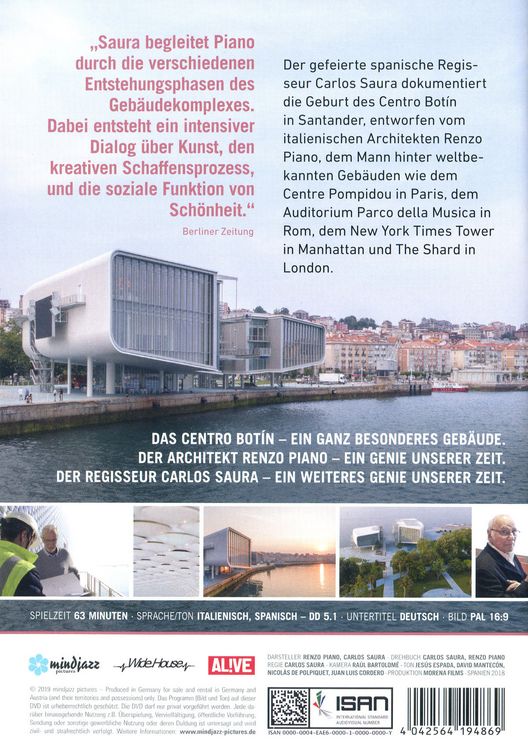 Produktbild: Renzo Piano - Architekt des Lichts (OmU)