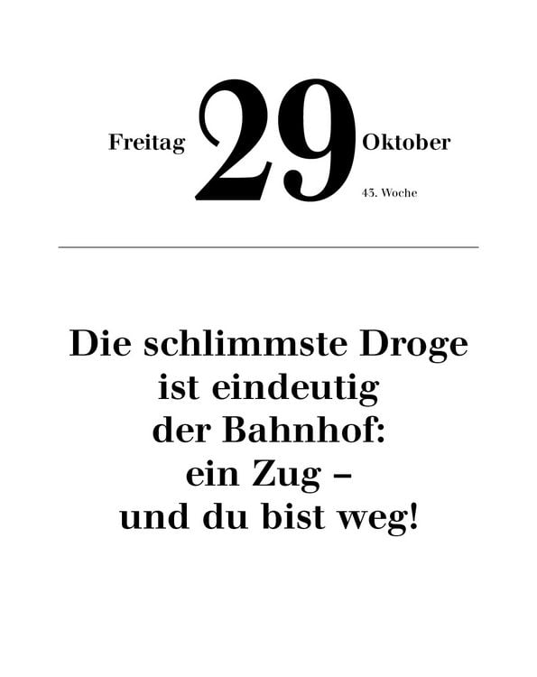 Produktbild: Spr&uuml;che Abrei&szlig;kalender 2027
