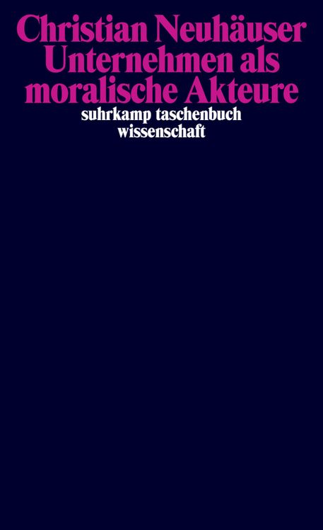Produktbild: Unternehmen als moralische Akteure
