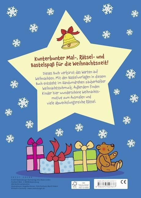 Produktbild: Malen - R&auml;tseln - Basteln: Weihnachten
