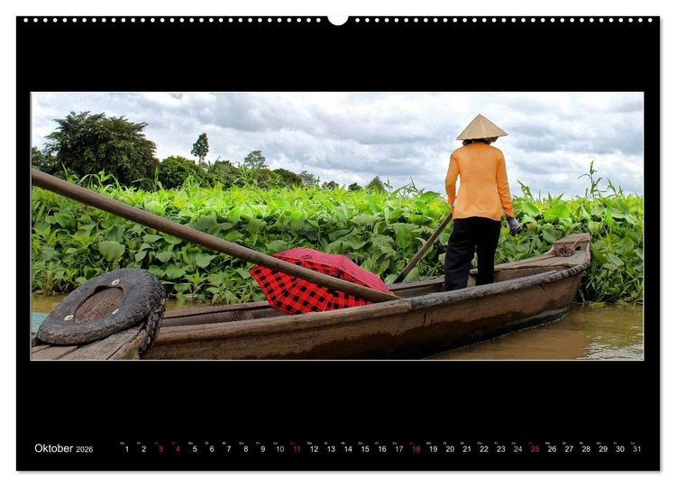 Produktbild: Vietnam &ndash; Land der Kontraste 2026 (hochwertiger Premium Wandkalender 2026 DIN A2 quer), Kunstdruck in Hochglanz