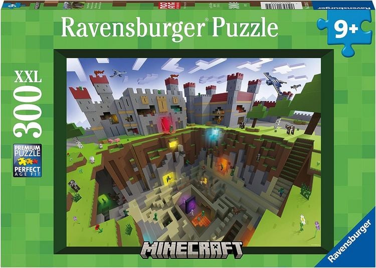 Produktbild: Kinderpuzzle 300 XXL Teile - Minecraft Cutaway