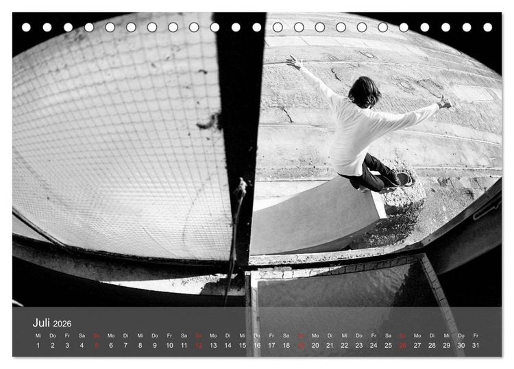 Produktbild: THIS IS SKATEBOARDING 2026 (Tischkalender 2026 DIN A5 quer), CALVENDO Monatskalender