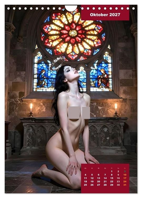 Produktbild: Gothic Engel (Wandkalender 2027 DIN A4 hoch), CALVENDO Monatskalender