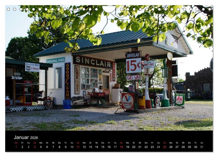 Produktbild: USA Highlights 2026 (Wandkalender 2026 DIN A4 quer), CALVENDO Monatskalender