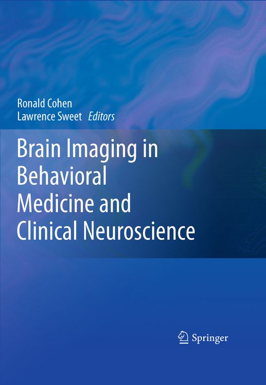 Produktbild: Brain Imaging in Behavioral Medicine and Clinical Neuroscience