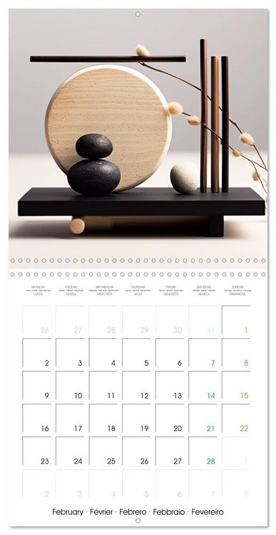 Produktbild: Instant de qui&eacute;tude (Calendrier mural carr&eacute; 2026 30x30 cm) Calendrier double avec une page pour vos prises de notes
