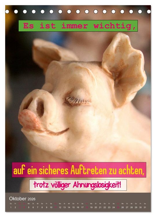 Produktbild: Lebensfreude in harten Zeiten (Tischkalender 2026 DIN A5 hoch), CALVENDO Monatskalender