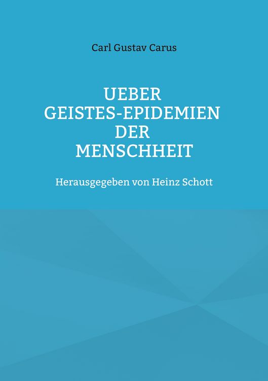 Produktbild: Ueber Geistes-Epidemien der Menschheit