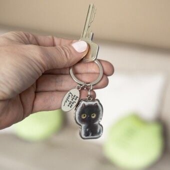 Produktbild: Schl&uuml;sselanh&auml;nger Motiv "Katze"