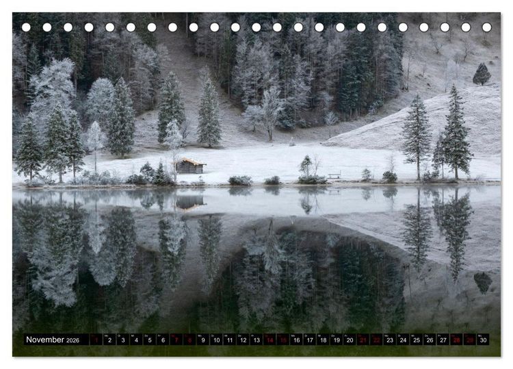 Produktbild: Werdenfelser Land (Tischkalender 2026 DIN A5 quer), CALVENDO Monatskalender