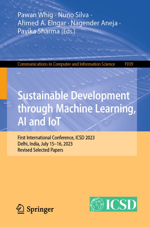 Produktbild: Sustainable Development through Machine Learning, AI and IoT