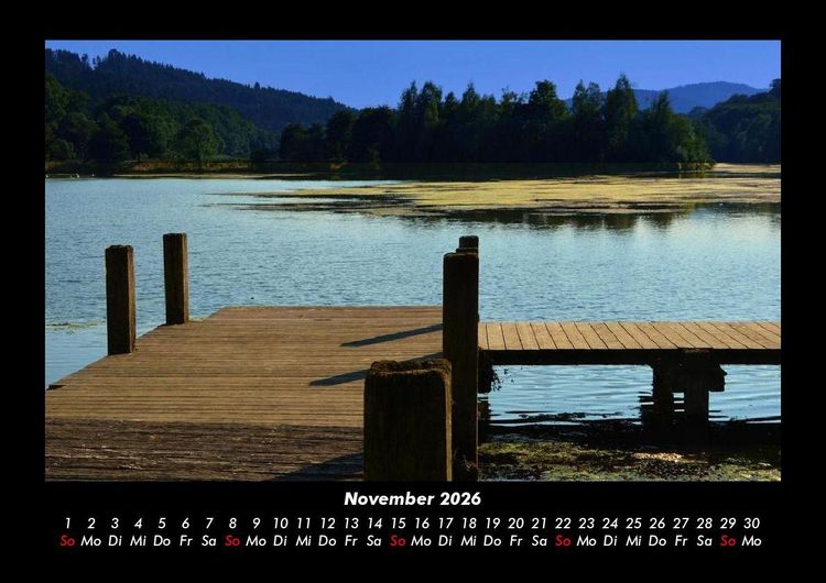Produktbild: Landschaftskalender 2026 Fotokalender DIN A3