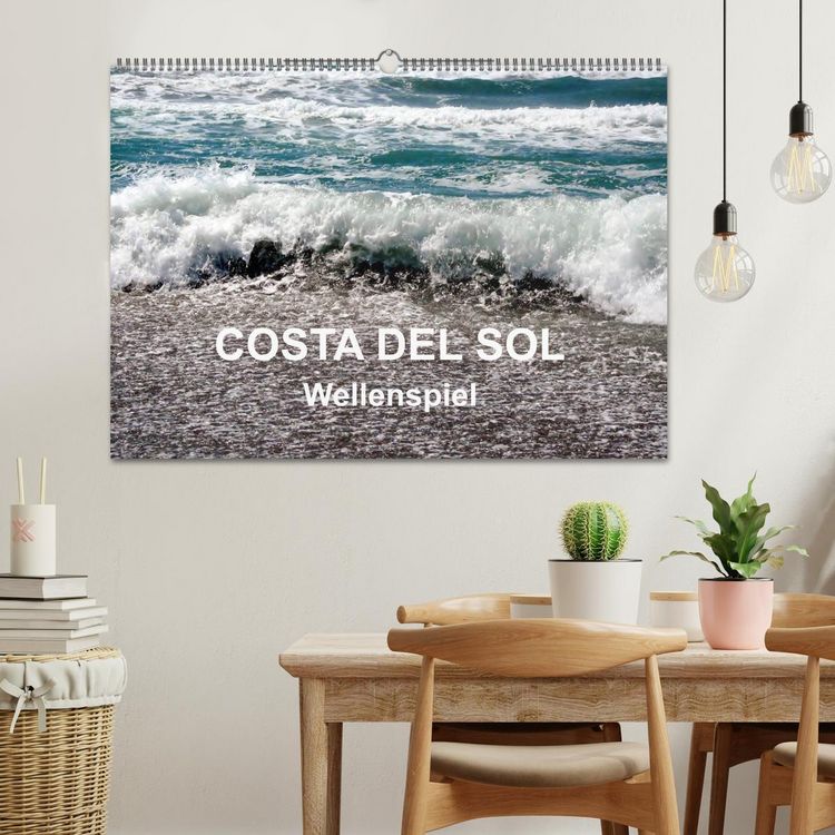 Produktbild: COSTA DEL SOL - Wellenspiel (Wandkalender 2026 DIN A2 quer), CALVENDO Monatskalender